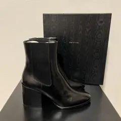 DRIES VAN NOTTEN ブラック サイドゴアブーツ 38のサムネイル