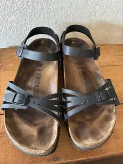 BIRKENSTOCK サンダル ブラック 36 バリ　中古品　ビルケンのサムネイル