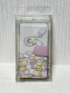 マシュマロインコ iPhone7 手帳型ケース