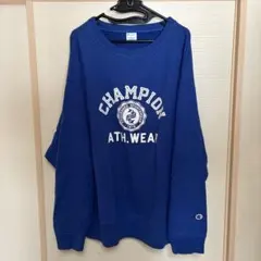 Champion 青 スウェット L