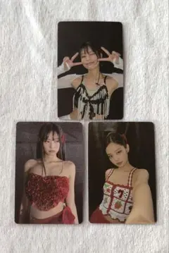 BLACKPINK トレカ ジェニ 韓国限定 3枚セット No.385!