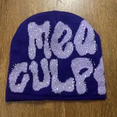 Meo Culpa ニット帽 ビーニー パープル