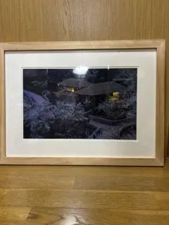 美品 上村淳之「汀」シルクスクリーン 直筆サイン・印章・証明シール有