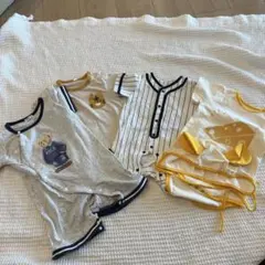 ベビー ロンパース カバーオール 4点セット まとめ売り　POLO 西松屋