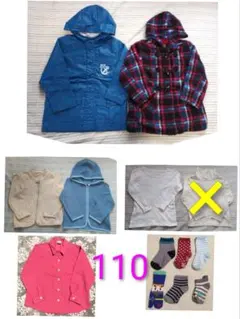 110　6　12　まとめ売り　男の子　春　秋　冬　アウター　コート　シャツ