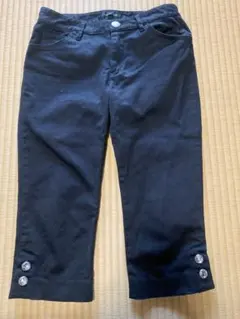 7分丈パンツ S ブラック レディースのサムネイル