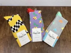 新品！Happs Socks ハッピーソックス 3本セット①
