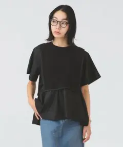 レイビームス　ケーブル ジャカード キリカエ プルオーバーのサムネイル
