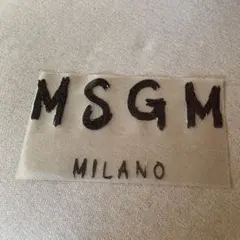 【最終値下げ‼️9／28 ＊24時まで】MSGM アイロンシート 大