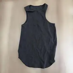 KBF リブタンクトップ ブラック 日本製のサムネイル