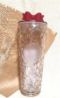 スターバックス ホリデー2025コールドカップタンブラーリボン710ml