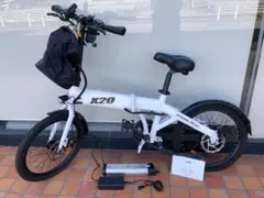 6B30 PYKES PEAK X20（電動アシスト折りたたみ自転車） 送料込みのサムネイル