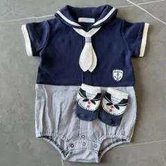 BEBE マリン　半袖　ボディミニ　セレモニー