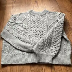 HoneysブルーニットセーターL