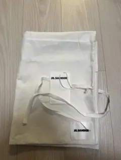 JIL SANDER+ コットン衣類用三つ折り収納袋　ジルサンダー