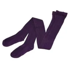 リブ タイツ コットン