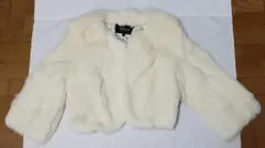 コムサイズム 　新品タグ付き ラビットファー ジャケット