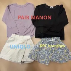 長袖Tシャツとショートパンツセット