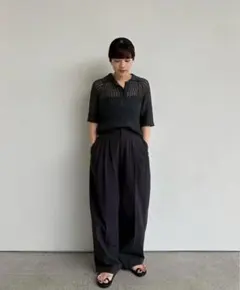 anuke Mesh Polo Knit