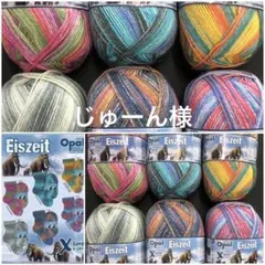 じゅーん様　NEW オパール毛糸　アイスエイジ　8本撚り　全色セット×2