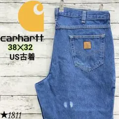 【1811】US古着 海外規90s デニムパンツ Carhartt バギーワイド
