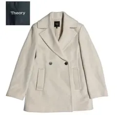 Theory セオリー コート　ショート ウール 現行タグ 薄いピンク