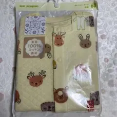 新品ユニクロ　ベビー　動物柄 ジョイオブプリント　60cm 長袖　綿100%