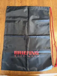 BRIEFING 巾着袋 ブラック