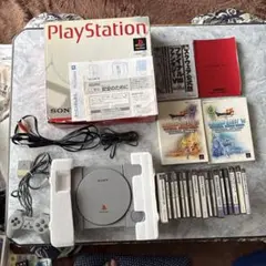 【すぐ遊べる】SONY PlayStation 本体 + ゲームソフト多数攻略本