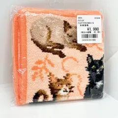 【新品未開封】FEILER フェイラー ハンカチ　fluffy フレンズ　猫