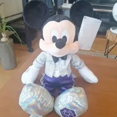 100周年ミッキーマウス タキシード ぬいぐるみ