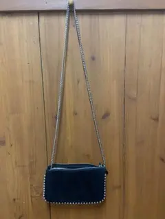【ZARA】スタッズつきショルダーバッグ　クラッチバッグ