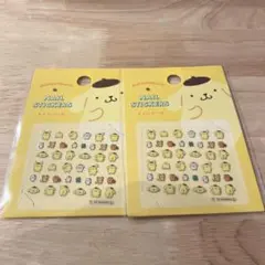 ポムポムプリン　ネイルシール 2枚セット