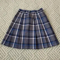 チェック柄プリーツスカート　組曲