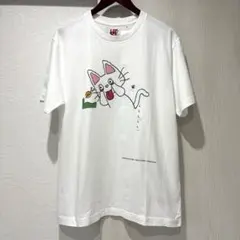ユニクロUTme! 半袖Tシャツ ホワイト L ノンタン あかんべ
