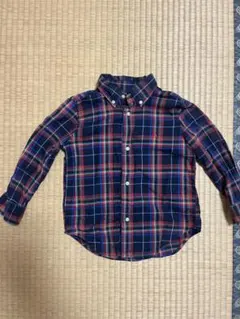 Ralph Lauren チェック柄 ボタンダウンシャツ 3T 100