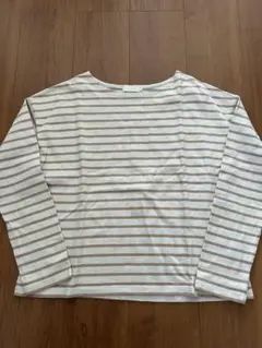 earth music&ecology ストライプ長袖Tシャツ