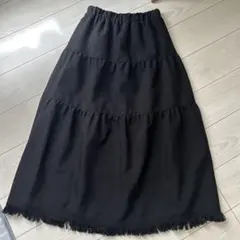 ITEMS URBAN RESEARCH ティアードフリンジスカートのサムネイル