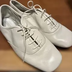 ZARA レースアップシューズ ホワイト 38のサムネイル