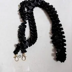 黒レース　肩掛け　スマホショルダー　ストラップ