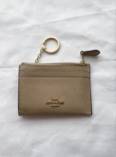 COACH コインケース　カードケース　ピンクベージュ