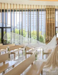 ウェディング ロング ベール Chérie CVT-01 OW