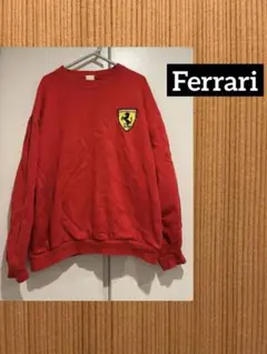 希少 フェラーリ Ferrari レッド スウェット トレーナー L〜XL相当のサムネイル