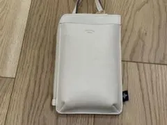 MACARONIC STYLE ホワイト スマホショルダーポシェット