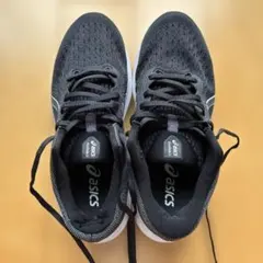 ASICS アシックス スニーカー ブラック　24.0
