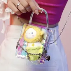 POP MART 限定 痛バッグポーチ 透明　1点