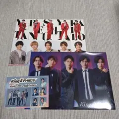 King & Prince　厚紙カード クリアポスター＆ステッカー　セット