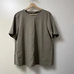 23区　バックプリーツ 半袖カットソー カーキのサムネイル