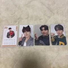 K-POP treasure ジョンウ トレーディングカード 4枚セット