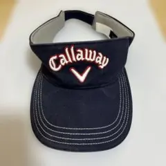 Callaway golf ネイビー バイザー ゴルフサンバイザー